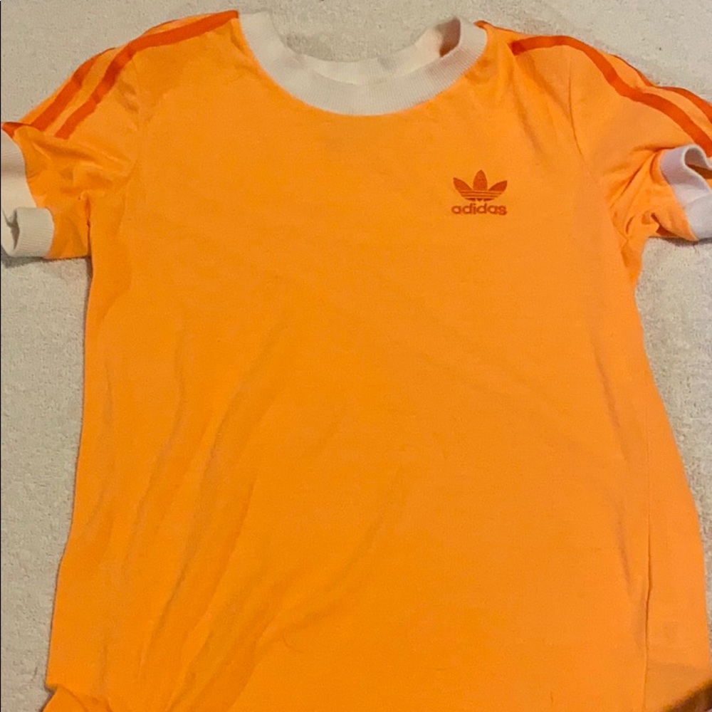 Bright Orange Adidas Tee